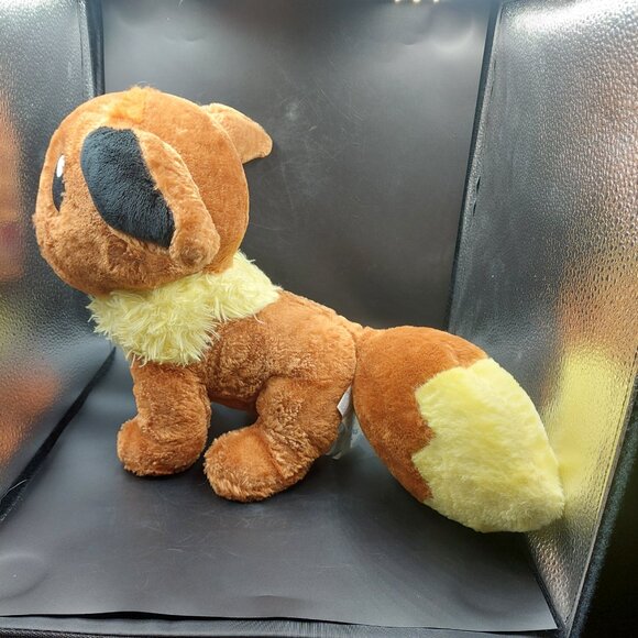 2017 Build A Bear Eevee Pokémon Plush w/ Poke Ball Pajama Outfit - Picture 4 of 11